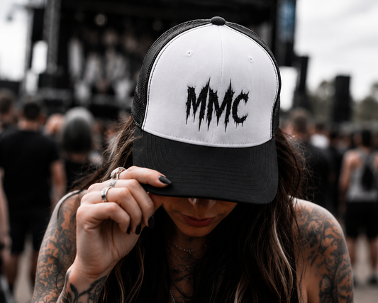 Metalcore Mums Club Drip Trucker Cap - Snapback